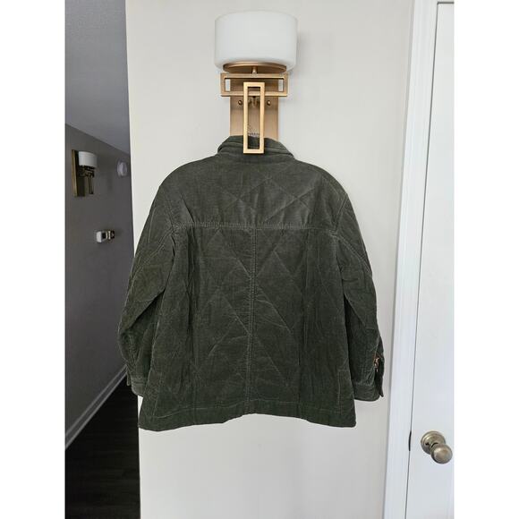 Trovata Women's Olive Green Thyme Quilted Betty Jacket Size Medium - Picture 9 of 11